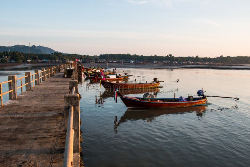 Fishing boat on sea