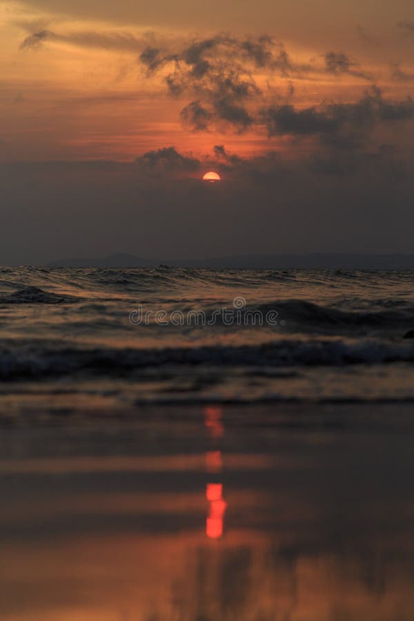 Vietnamese fishing boats in Mui Ne to the sea at sunset. Vietnamese fishing boats in Mui Ne to the sea at sunset