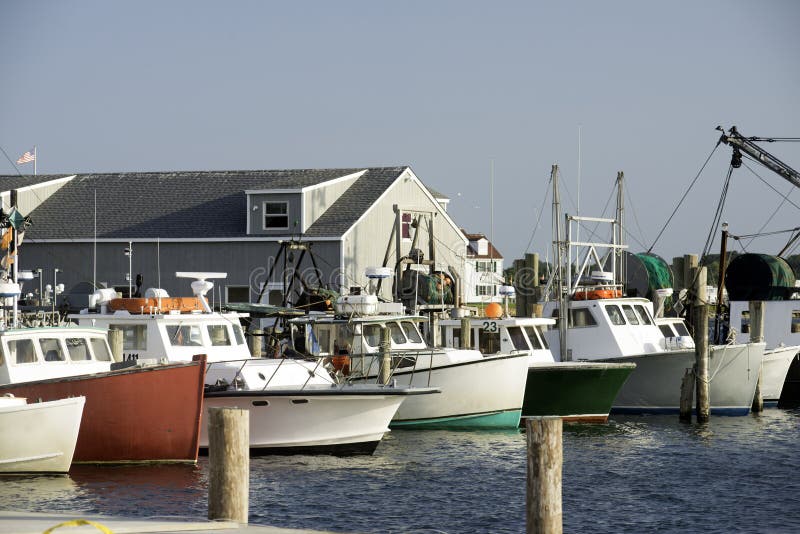 fishing boats in bay harbor marina Montauk New York USA the Hamptons royalty free stock photography fishing boats in bay harbor marina Montauk New York USA the Hamptons royalty free stock photography