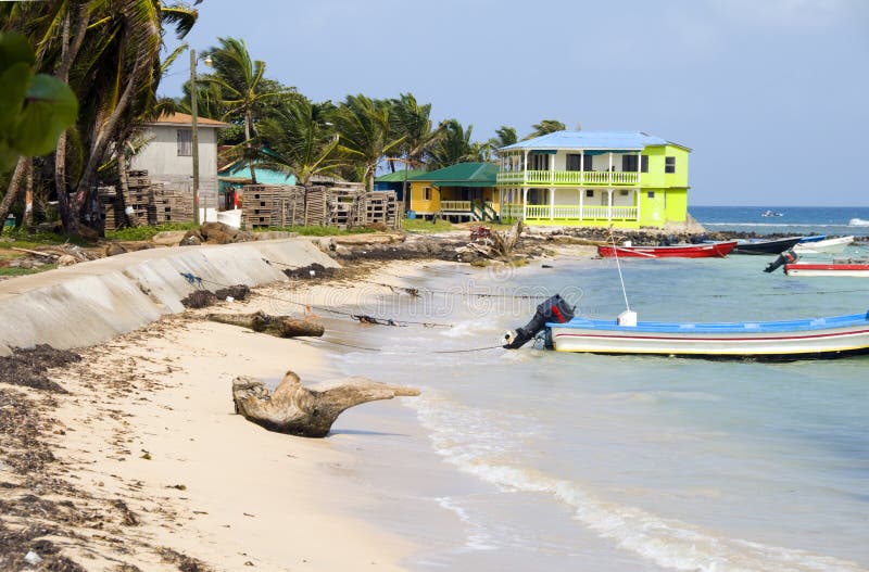 Fishing boats Corn Island Nicaragua stock image Fishing boats Corn Island Nicaragua stock image