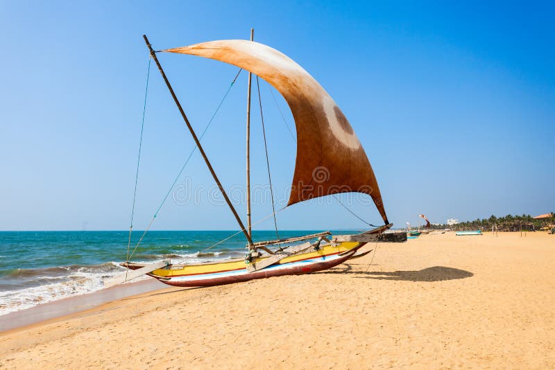 Fishing boats in Negombo