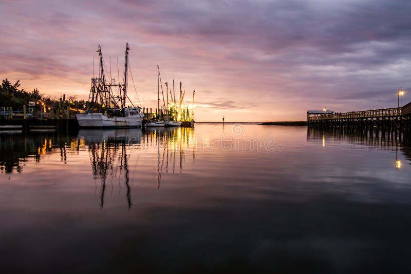 Fishing Boats at Shem Creek royalty free stock photography Fishing Boats at Shem Creek royalty free stock photography