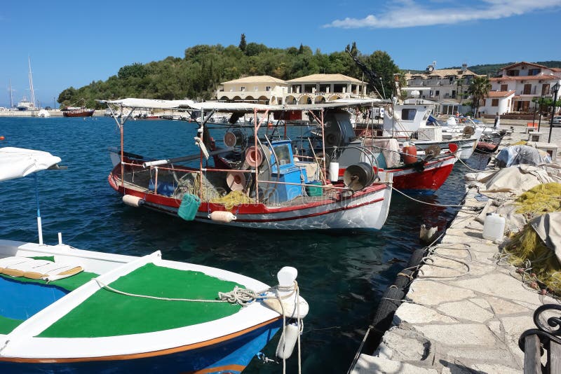 Fishing-boats in Sivota.