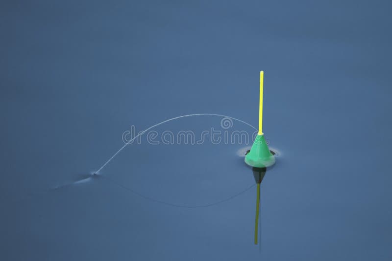 Fishing Bobber Floating in Water Stock Photo Image of lake
