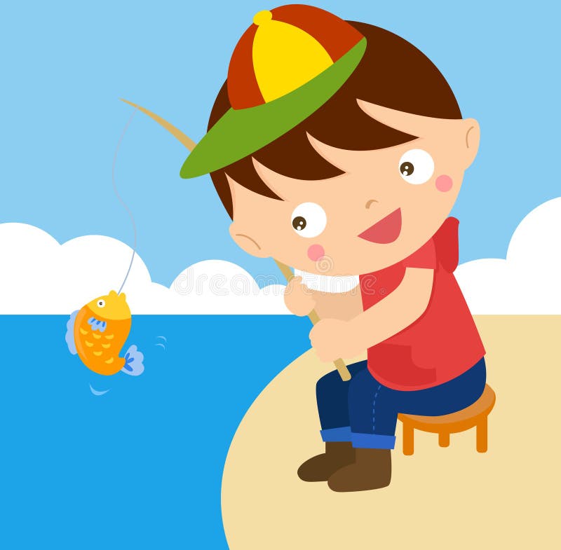 Boy Beach Fishing Stock Illustrations – 220 Boy Beach Fishing Stock  Illustrations, Vectors & Clipart - Dreamstime