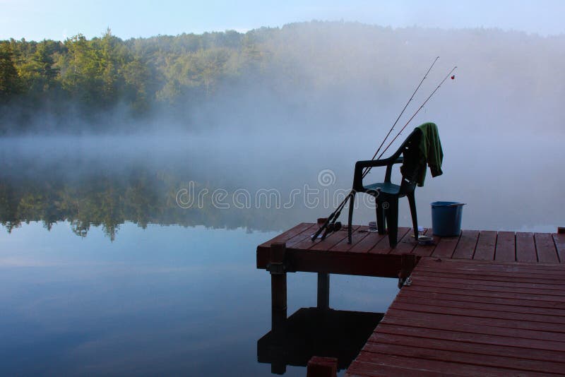 Fishing in the Early Morning Stock Photo Image of rods, fishing 11121146