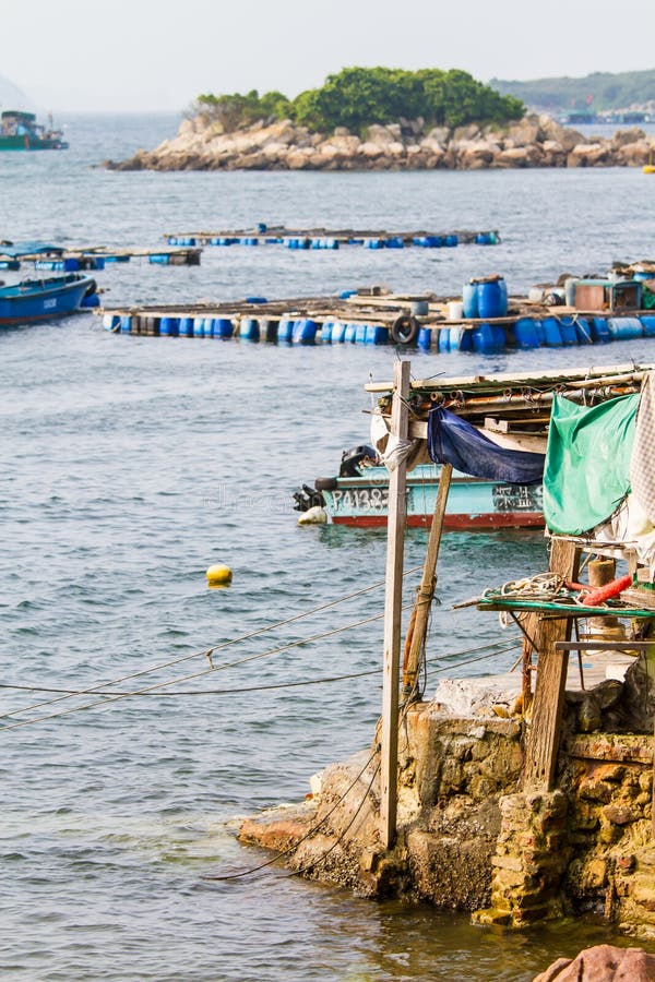 Fishing farm at Grass Island