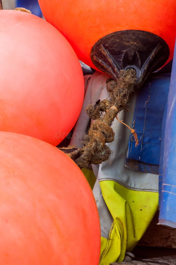 Fishing floats stock image. Image of seas, floats, coastal 59329137