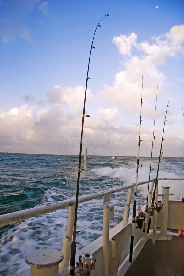 Deep Sea Fishing Rod and Reel Stock Image - Image of recreation, outdoors:  908625