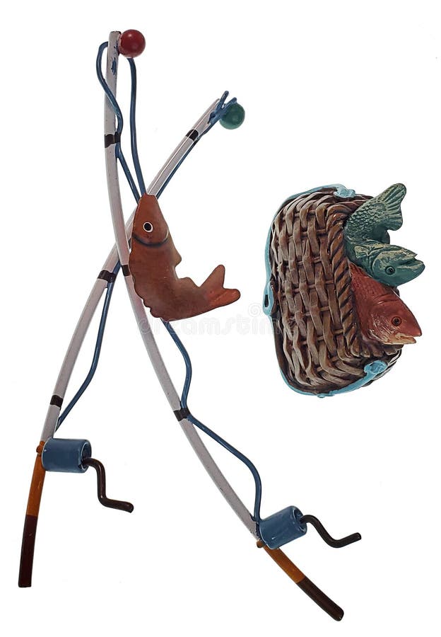 Fishing Gear with Fishing Poles Stock Image Image of fishing, stream
