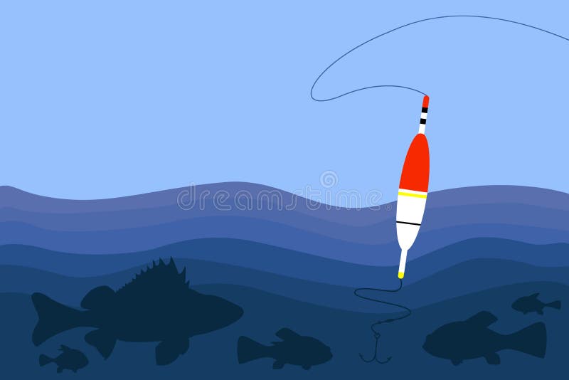 https://thumbs.dreamstime.com/b/fishing-hook-float-fish-water-sea-banner-design-vector-illustration-230946373.jpg