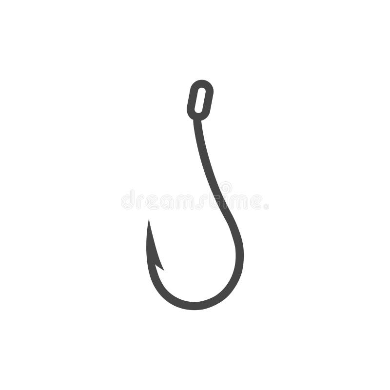 Fishing Hook Anatomy with Fish Catching Elements Description