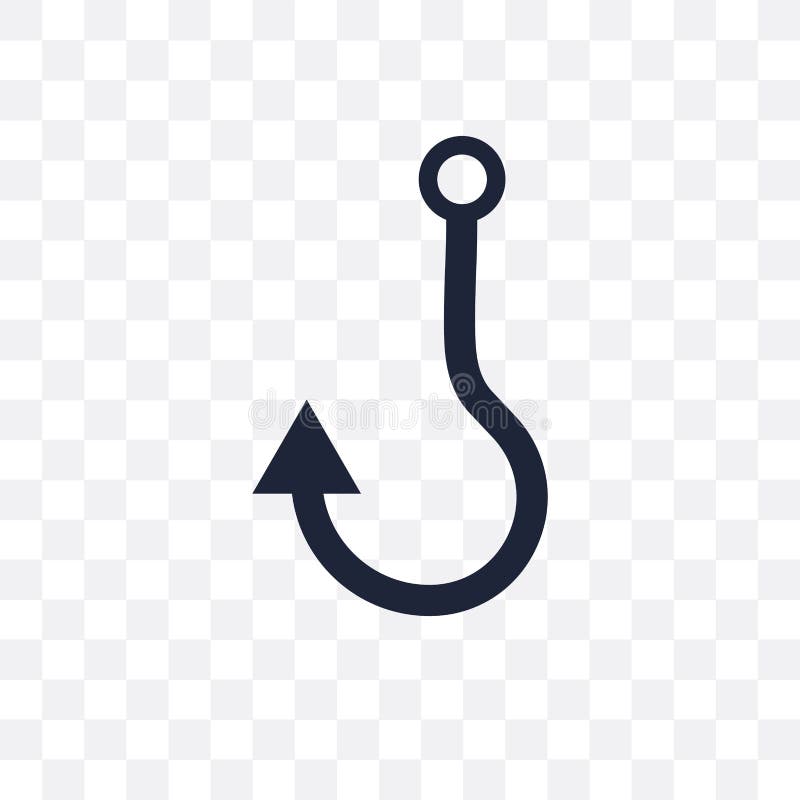 Fishing Hook Transparent Icon. Fishing Hook Symbol Design from N