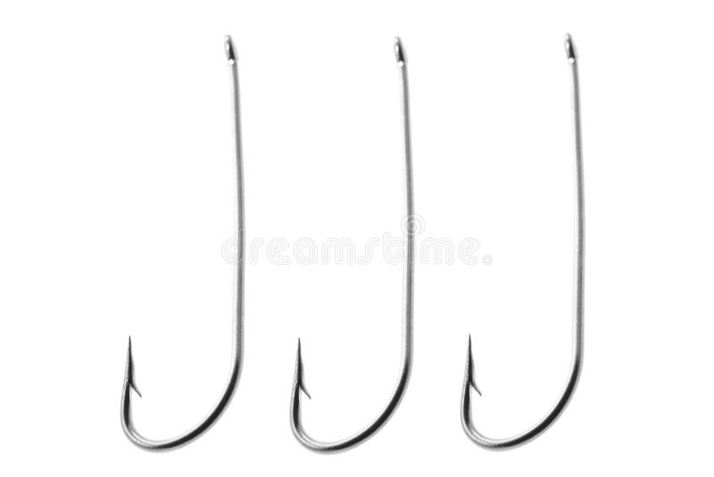 Fishing Hooks stock photo. Image of object, studio, bait 7158376