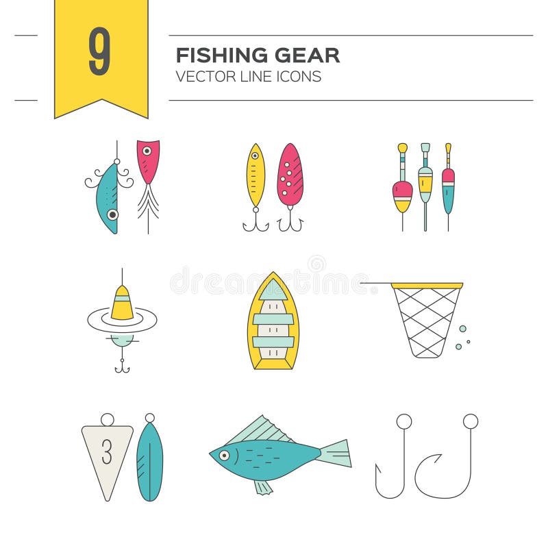 Fishing Symbols Stock Illustrations – 2,921 Fishing Symbols Stock  Illustrations, Vectors & Clipart - Dreamstime