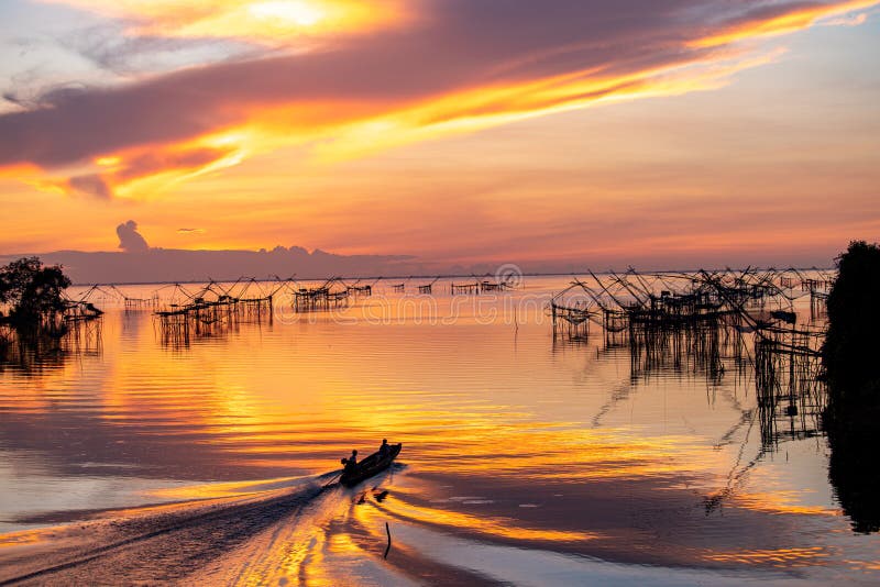 Fisherman`s Village In Phatthalung Province,Thailand Stock Image
