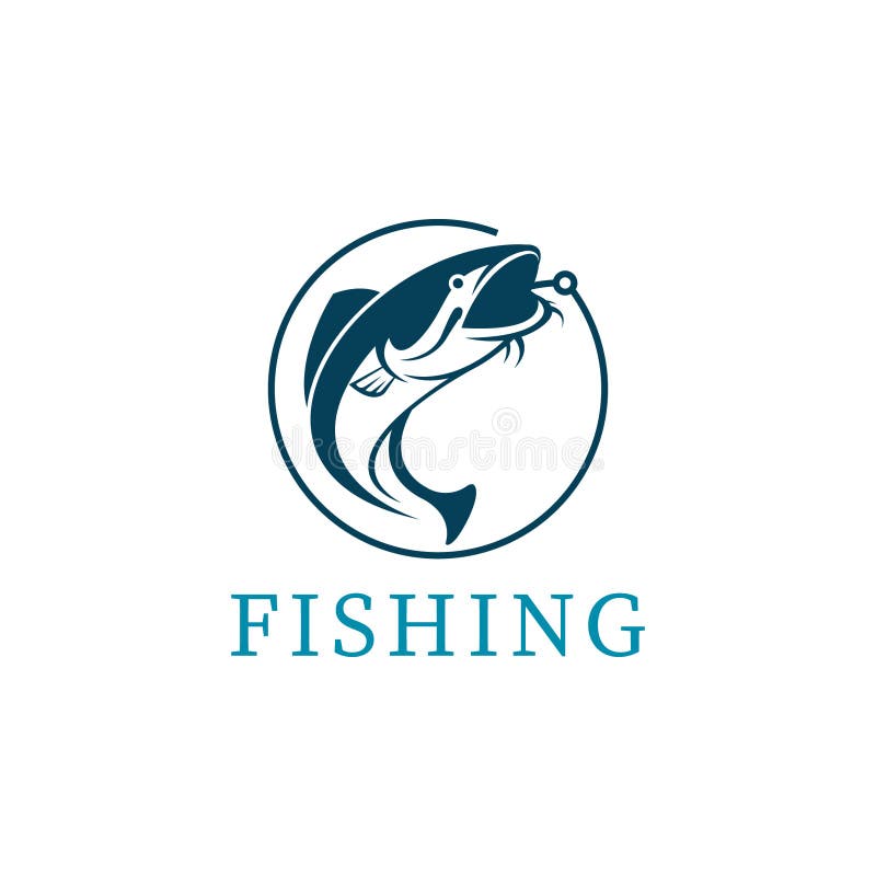 Download Fishing Logo Vector Fish Vector Illustration Stock Vector Illustration Of Line Marine 139147527