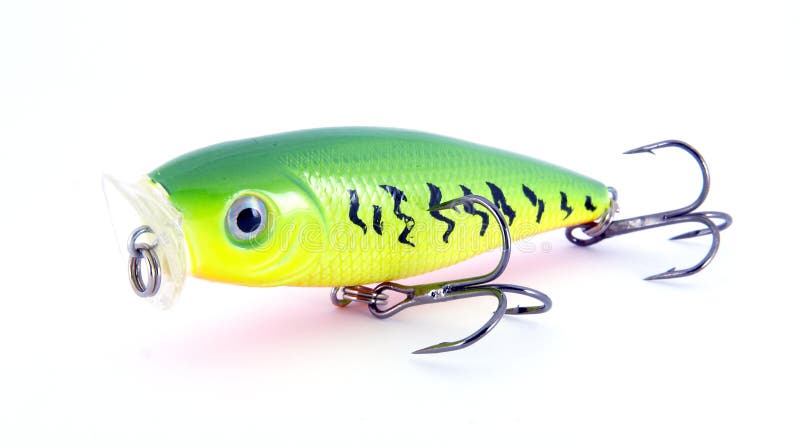 Fishing lure green yellow