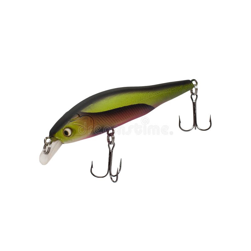 Fishing Lure Wobbler Popper with an Two Hooks Stock Photo - Image of bait,  angler: 124471542