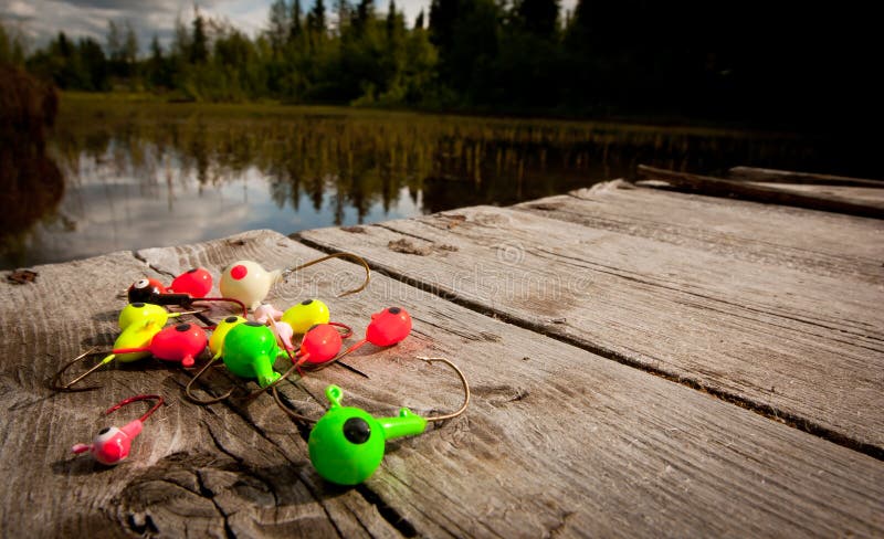 Fishing Lures on the Dock