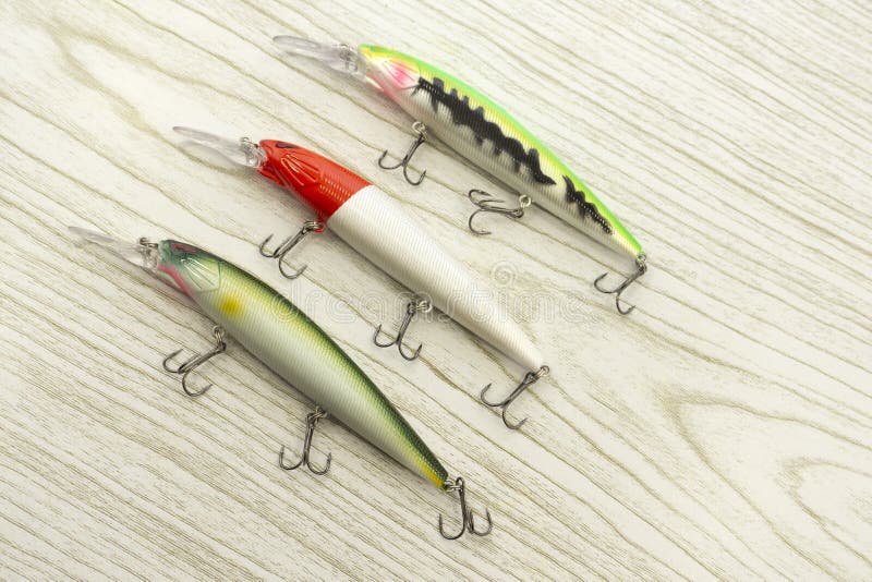 Fishing Lures Expensive Gear Spinner Tackle Hook Stock Photo Image of