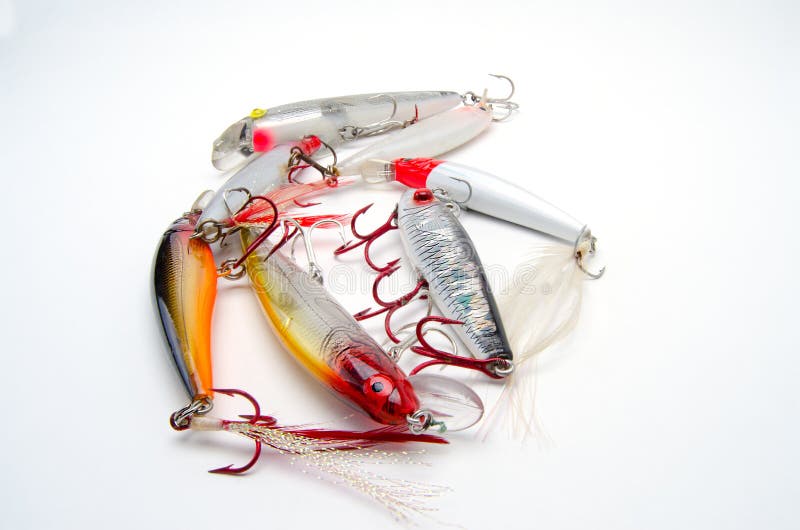 Fishing lures stock photo. Image of tools, bait, hooks 19376060