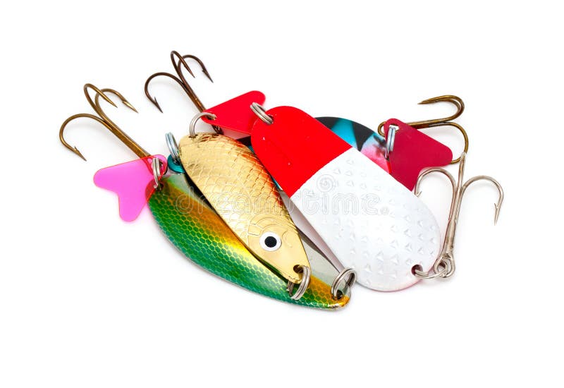 Fishing lures stock image. Image of lake, nature, isolated 36446483