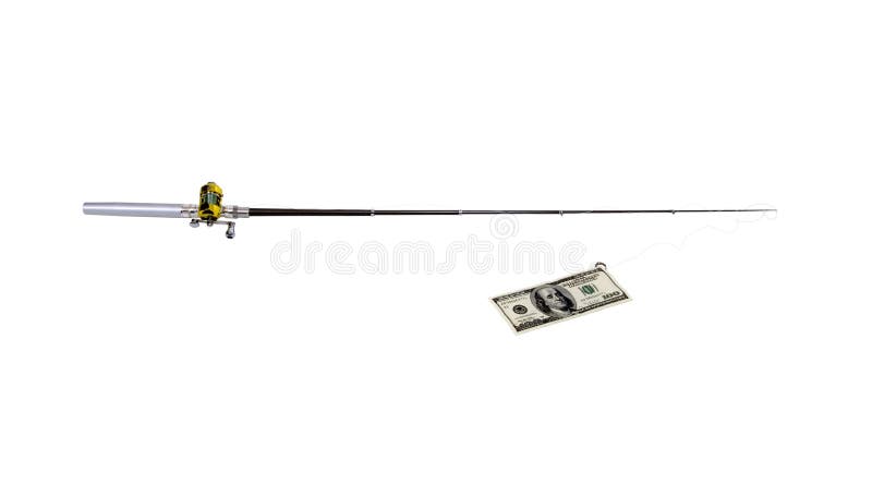 Fishing for money stock image. Image of finances, fishing - 11115019