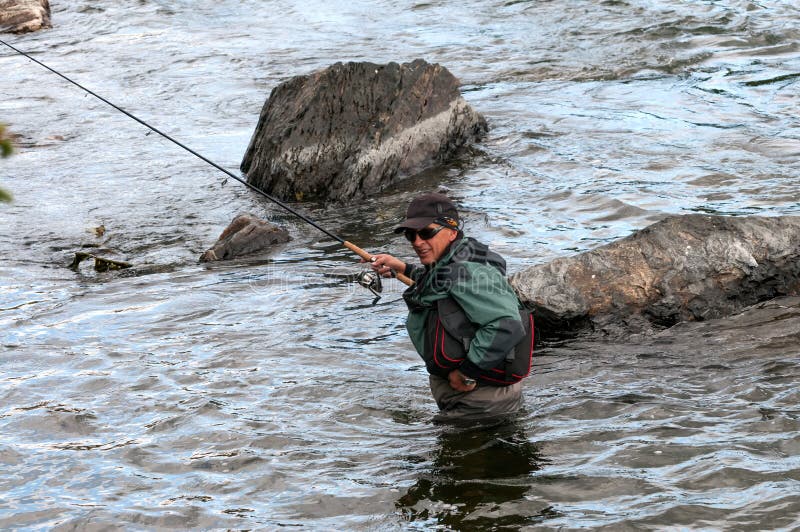 Fishing in the Mongolia. Sport, recreation.