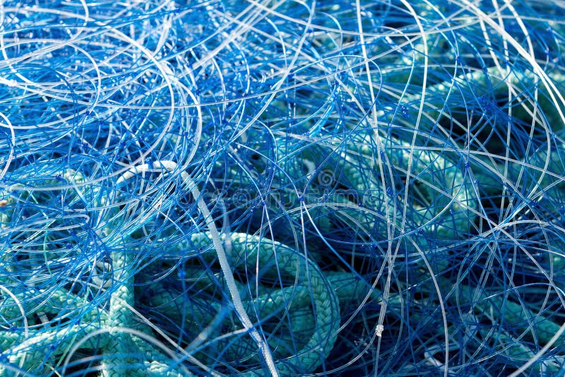 Fishing net closeup