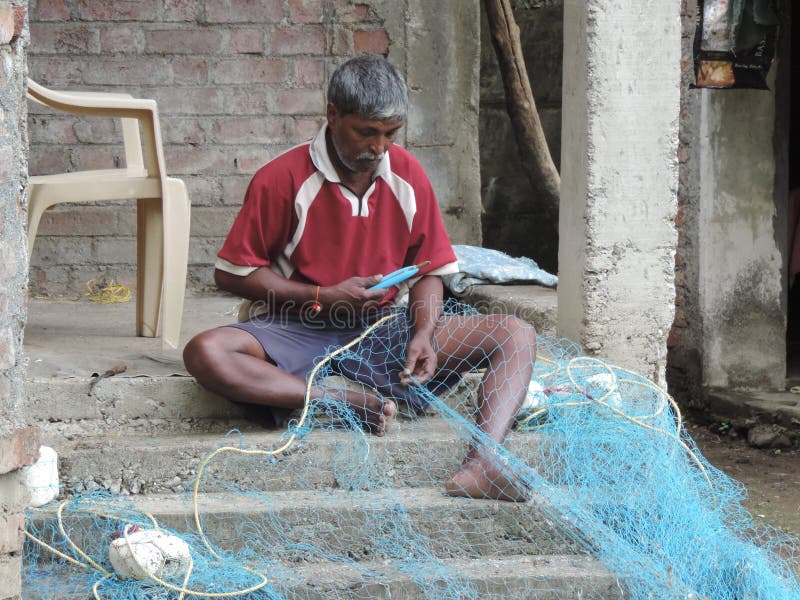 The Village of Weaving Fishing Nets