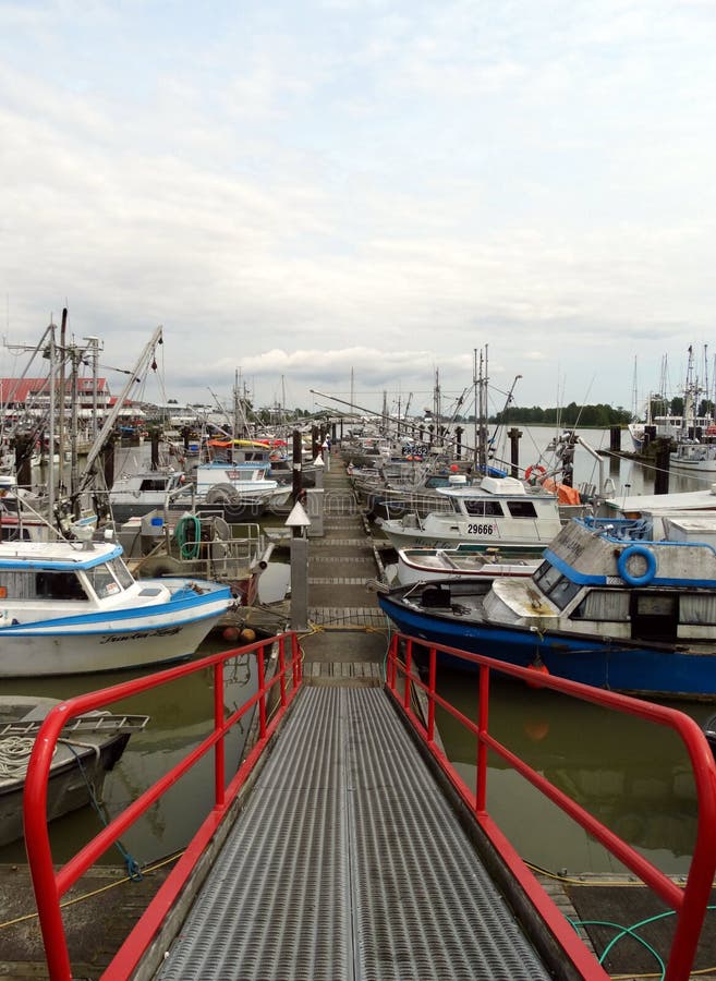 Fishing Port Steveston BC Canada royalty free stock photos Fishing Port Steveston BC Canada royalty free stock photos