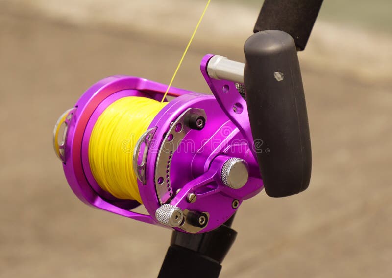 Fishing reel stock image. Image of water, reel, fish 54397421