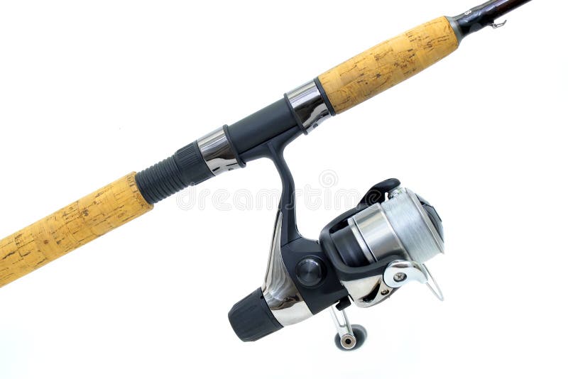 Downrigger fishing rod editorial image. Image of blue 18434365