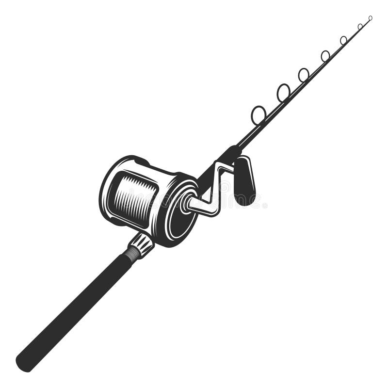 Spinning Rod Casting Rod Stock Illustrations – 661 Spinning Rod