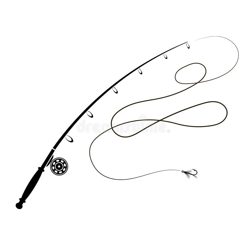 Fishing Rod Silhouette Stock Illustrations – 7,042 Fishing Rod