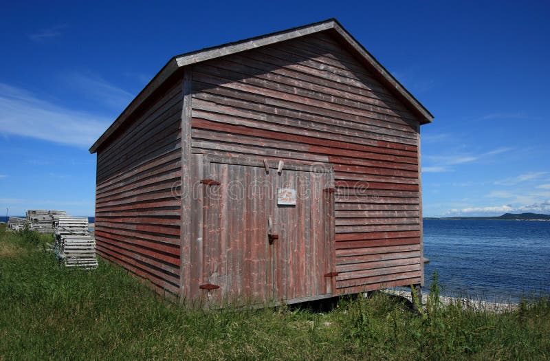 Fishing Shed in Cow Head editorial image. Image of northern 21371760