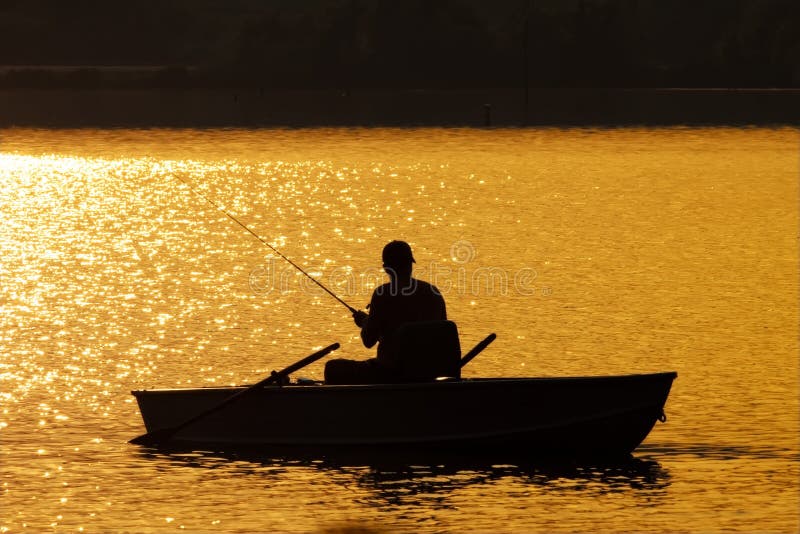 Fishing at Sunset