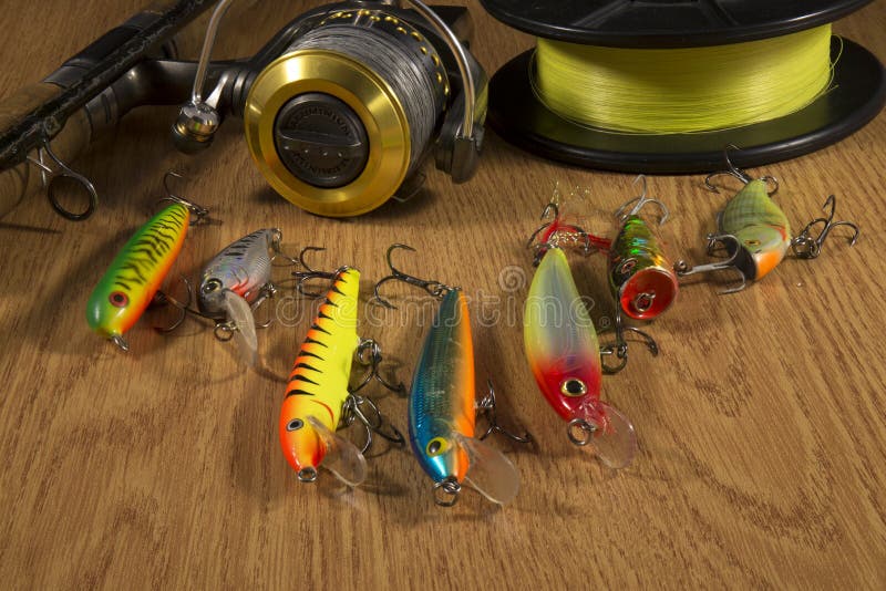 Fishing tackle stock image. Image of penknife, hobbies 37530017