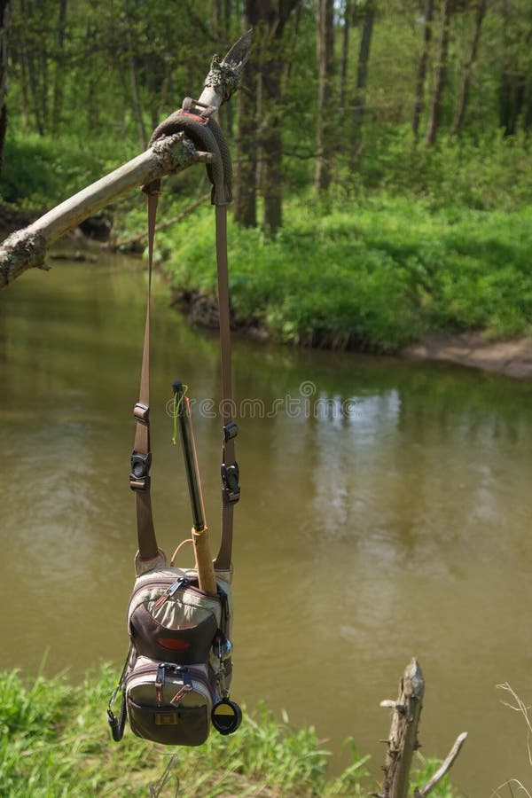 Fishing with a Tenkara. Fishing Gear Stock Image Image of leisure