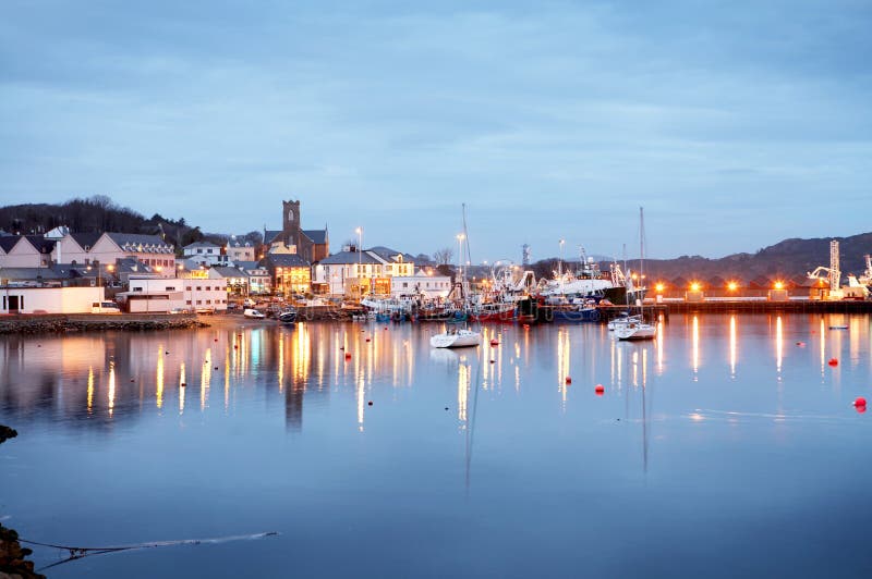 Fishing Town Kilroy Ireland Stock Image Image of fish, providence