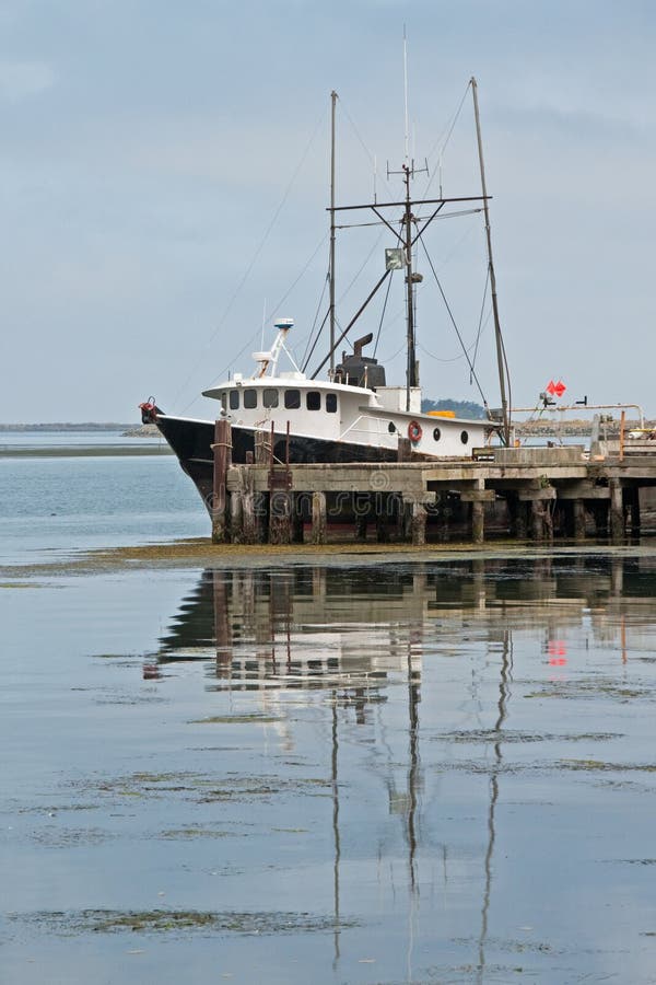 Fishing Trawler Ashore royalty free stock image