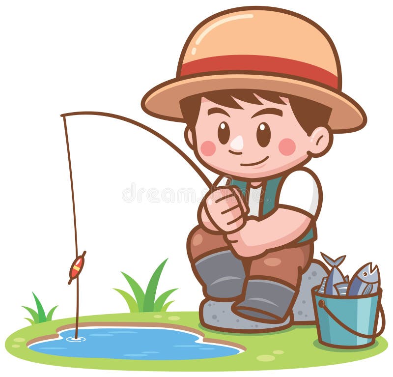 Cartoon Boy Fishing Stock Illustrations – 2,373 Cartoon Boy Fishing Stock  Illustrations, Vectors & Clipart - Dreamstime