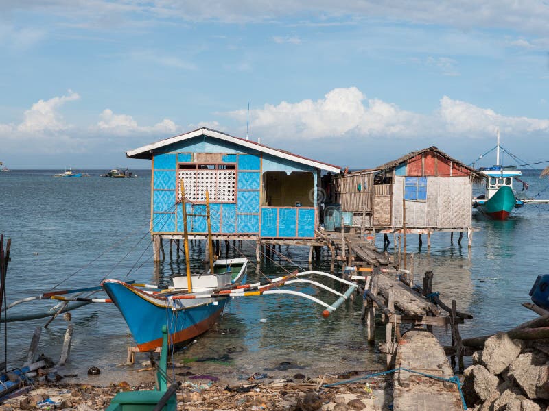 Fishing village in The Philippines