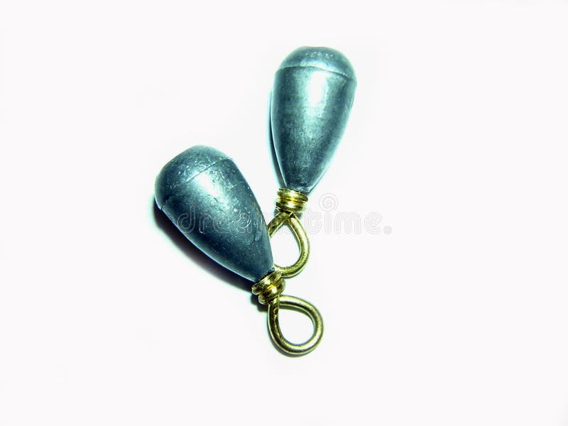 Fishing Weights stock photo. Image of heavy, gold, fish 96024