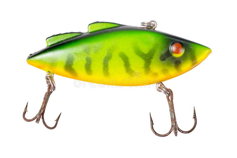 Fishing Wobbler, Fish Bait in Bright Colors Stock Photo - Image of