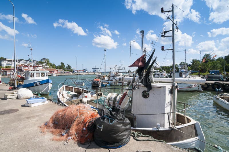 Fishingboats Grisslehamn Sweden