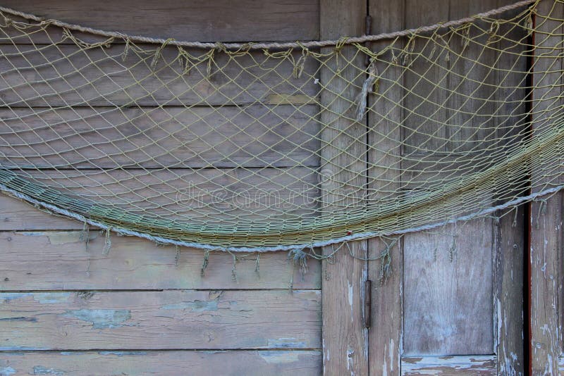 218 Fishing Net Hanging Wooden Wall Stock Photos - Free & Royalty