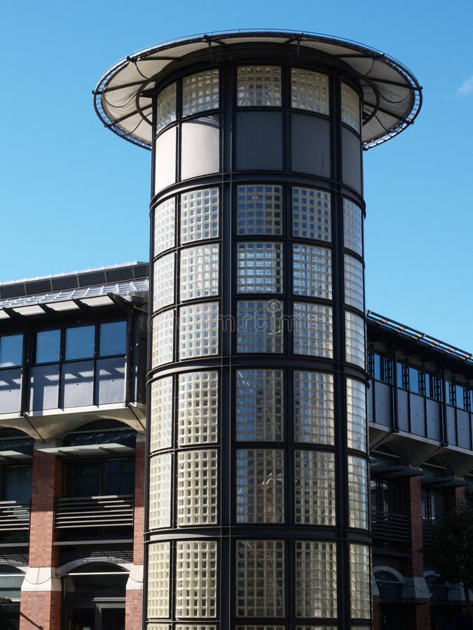 Part of the Inland Revenue headquarters building, Nottingham, England - just below the castle where the Sheriff of Nottingham once collected taxes!. Part of the Inland Revenue headquarters building, Nottingham, England - just below the castle where the Sheriff of Nottingham once collected taxes!