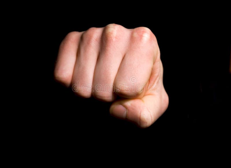 Fist stock photography